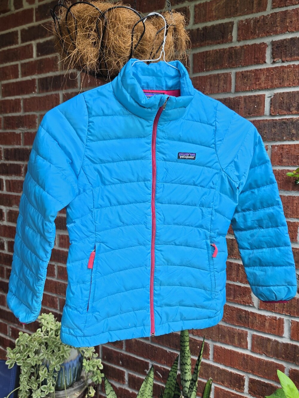 Patagonia Kids Down Sweater Jacket puffer girls M/10